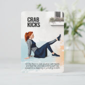 Crab Kicks Fitness Card with Blue Backing セーブザデート (スタンド正面)