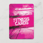 Crab Kicks Fitness Card with Pink Backing セーブザデート (裏面)