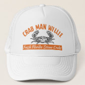 Crab Man Willie - Custom 47 Quality Snap Back Hat キャップ (正面)