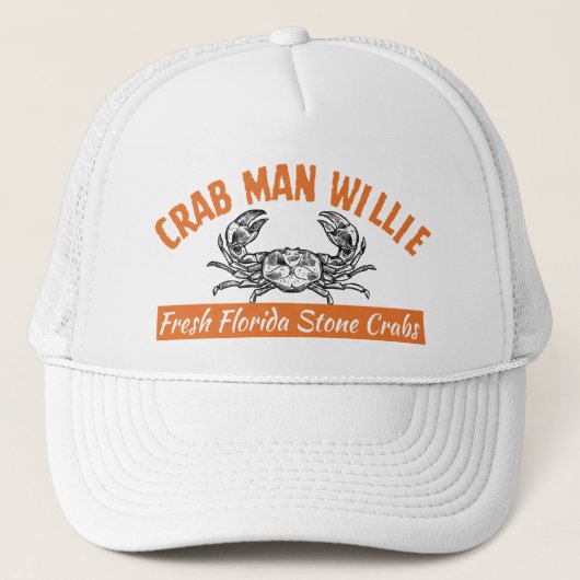 Crab Man Willie - Custom 47 Quality Snap Back Hat キャップ (正面)