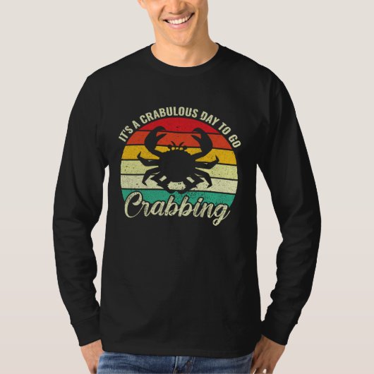 Crab Men Women Kids Crabbing Hunting Fishing Crabs Tシャツ (正面)