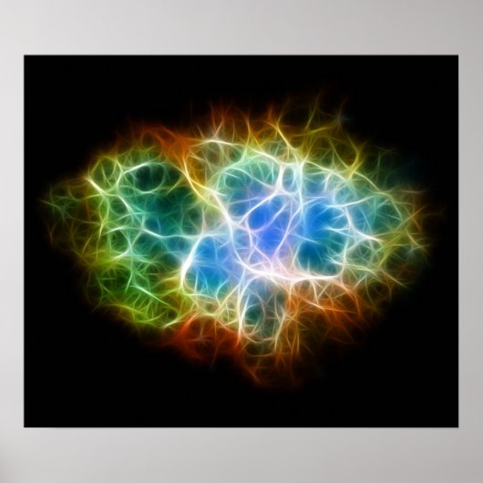 Crab Nebula Star Space Cloud ポスター (正面)
