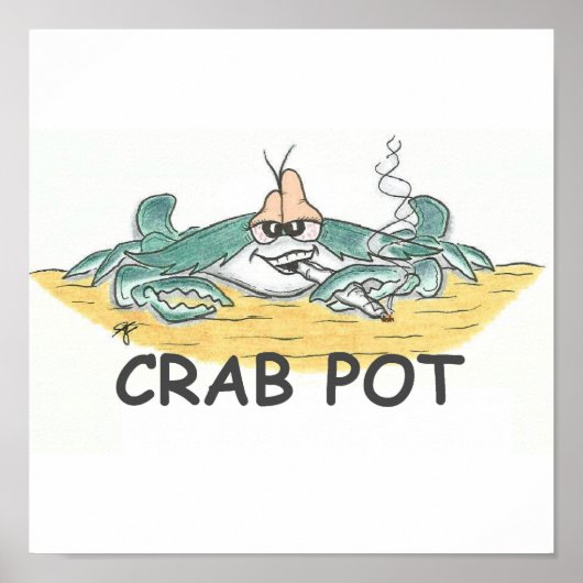 Crab Pot Print ポスター (正面)