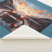 crab reflection art シェルパブランケット (3/4)