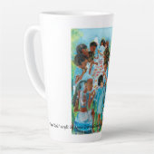 "Crab Table" Latte Mug カフェラテマグ (左アングル)