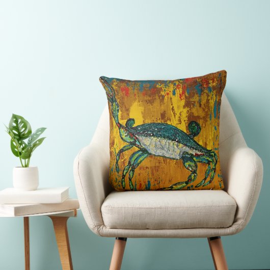 Crab Throw Pillow クッション (椅子)