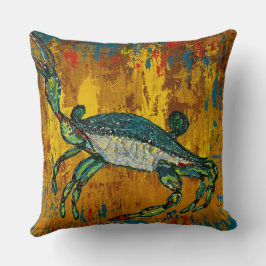 Crab Throw Pillow クッション