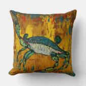 Crab Throw Pillow クッション (正面)