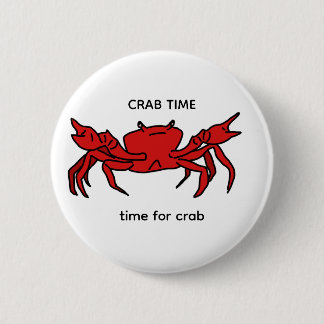 CRAB TIME button 缶バッジ