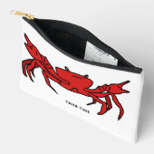CRAB TIME pouch アクセサリーポーチ (見開き)