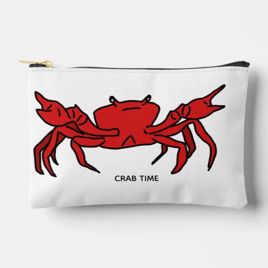 CRAB TIME pouch アクセサリーポーチ (正面)