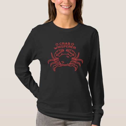 Crab Whisperer Crawlers Beach Dweller Crab Tシャツ (正面)
