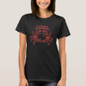 Crab Whisperer Crawlers Beach Dweller Crab Tシャツ (正面)