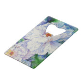 Crabappleの花およびシャクヤク クレジットカード栓抜き (裏面アングル)