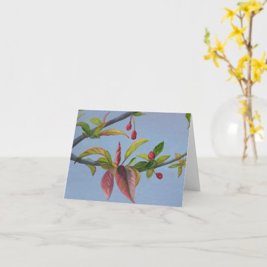 crabappleの花 カード (黄色い花)