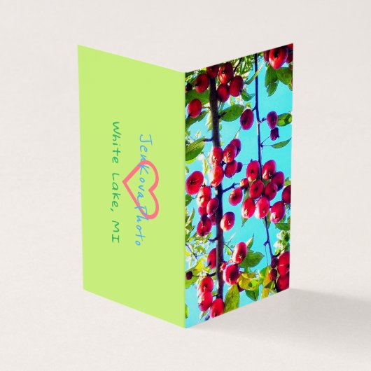 CRABAPPLE SKY MINIカード（2x3.5水平） 名刺 (外部)