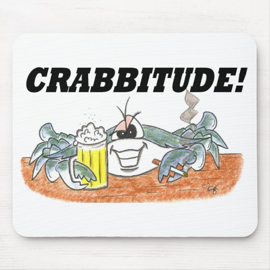 CRABBITUDEのマウスパッド マウスパッド (正面)