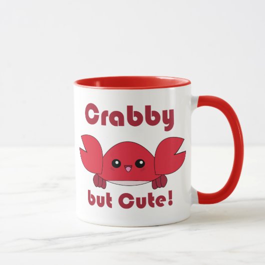 Crabbyかわいいしかしかわいいマグ マグカップ (右)