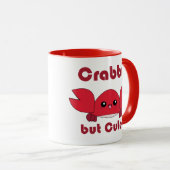 Crabbyかわいいしかしかわいいマグ マグカップ (正面右)
