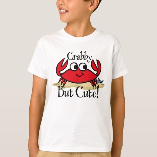 Crabbyしかしかわいい子供のワイシャツ Tシャツ (正面)
