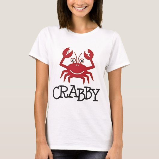 crabbyカニのギフトおよび服装 tシャツ (正面)