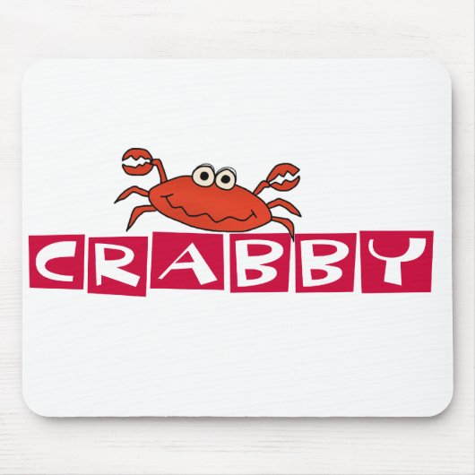 Crabbyカニ マウスパッド (正面)