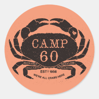 Crabbyスタンプ ラウンドシール