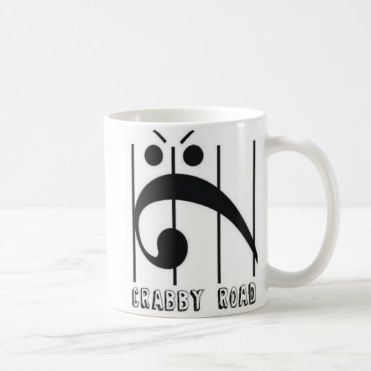 Crabby道の録音スタジオのマグ コーヒーマグカップ (右)