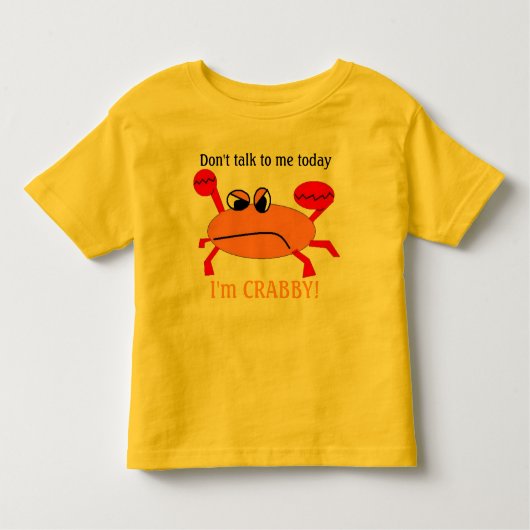 Crabby! トドラーTシャツ (正面)