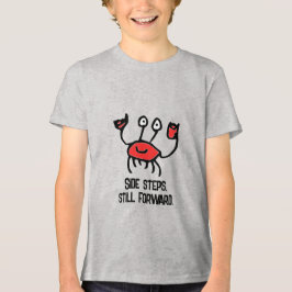 Crabby but Confident – Cartoon Crab T-Shirt トライブレンドＴシャツ