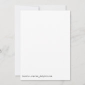 Crabby Cat Holiday Card 招待状 (裏面)