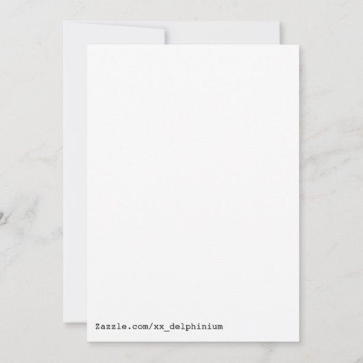 Crabby Cat Holiday Card 招待状 (裏面)