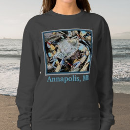 Crabby Crab Annapolis、MDスウェットシャツまたはTシャツ スウェットシャツ
