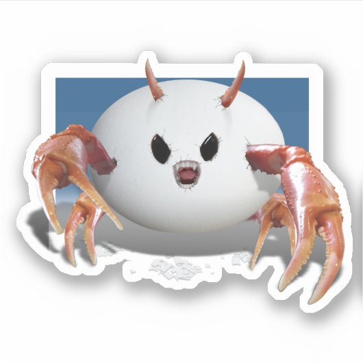 Crabby Egg シール (正面)