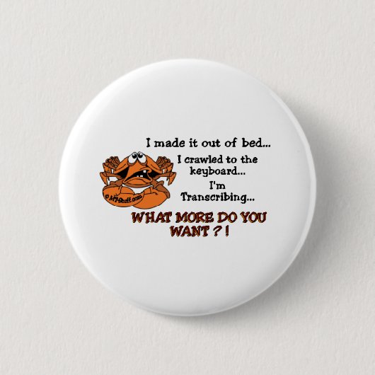 Crabby MT 缶バッジ (正面)