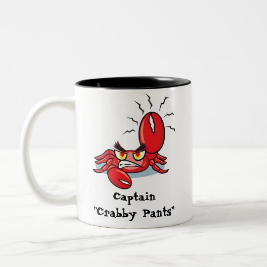 Crabby Pants大尉 ツートーンマグカップ (左)