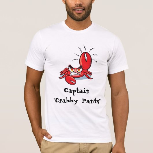 Crabby Pants大尉 Tシャツ (正面)
