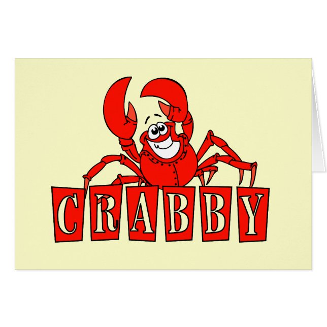 Crabby Tシャツおよびギフト (正面横)