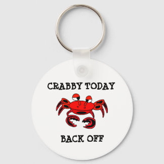 Crabby Todayバックオフキーチェーン キーホルダー