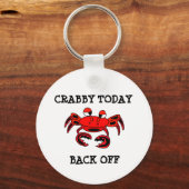Crabby Todayバックオフキーチェーン キーホルダー (正面)