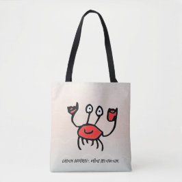 Crabe Confiant – Sac Fourre-tout du Quotidien トートバッグ