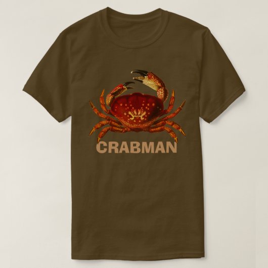 Crabman Tシャツ (デザイン正面)