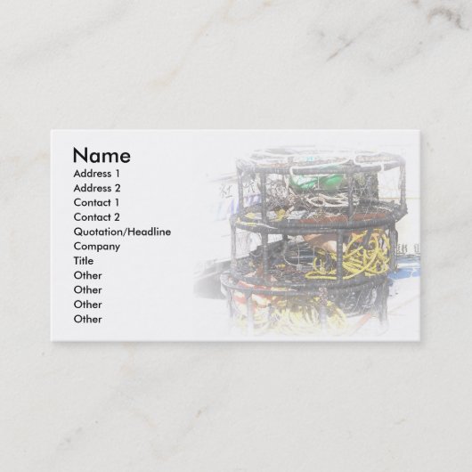 Crabpots 名刺 (正面)