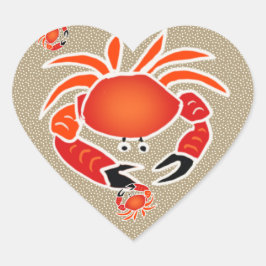 CRABS - CHOWABUNGAラインを調整するシール ハートシール