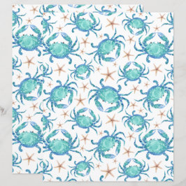 Crabs Scrapbook Paper