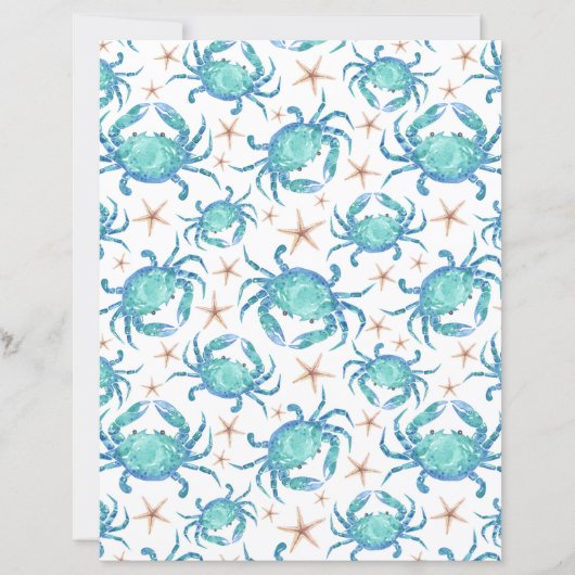 Crabs Scrapbook Paper (正面)