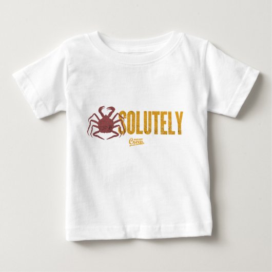 CrabsolutelyのTシャツ ベビーTシャツ (正面)