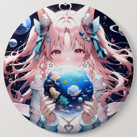 Crachá 缶バッジ (正面)