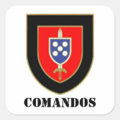 Crachá Comandos スクエアシール (正面)