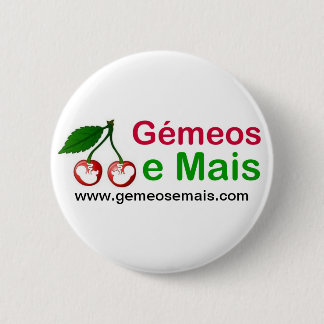 Crachá Gémeos e Mais 缶バッジ